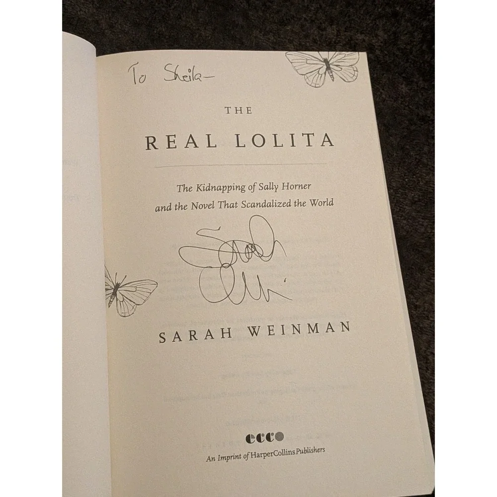 The Real Lolita Sarah Weinman Signed First Edition Hardcover True Crime Book